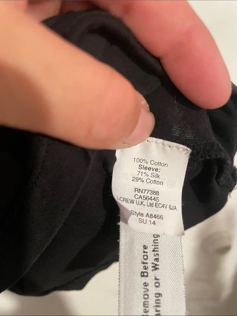 J. Crew crew black